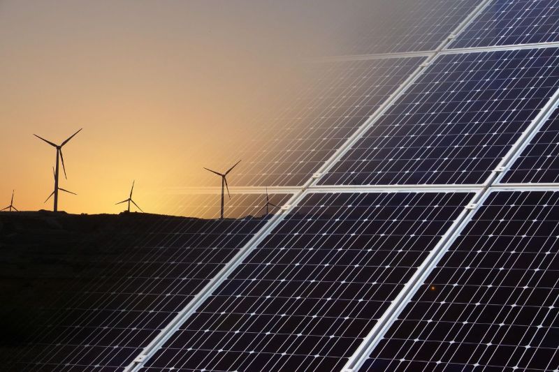Windkraft und Solarenergie